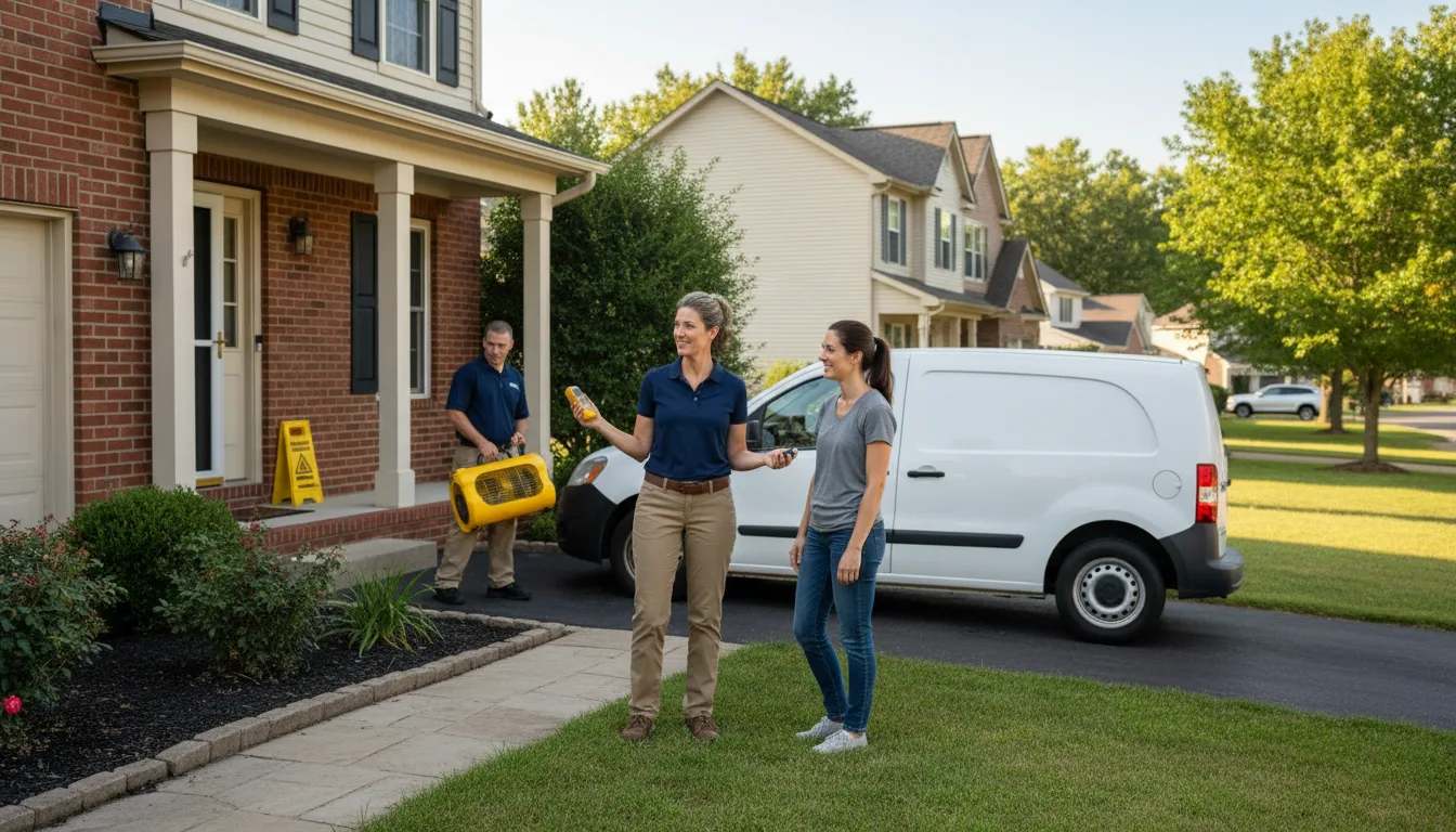 Residential water damage restoration in Amado, AZ